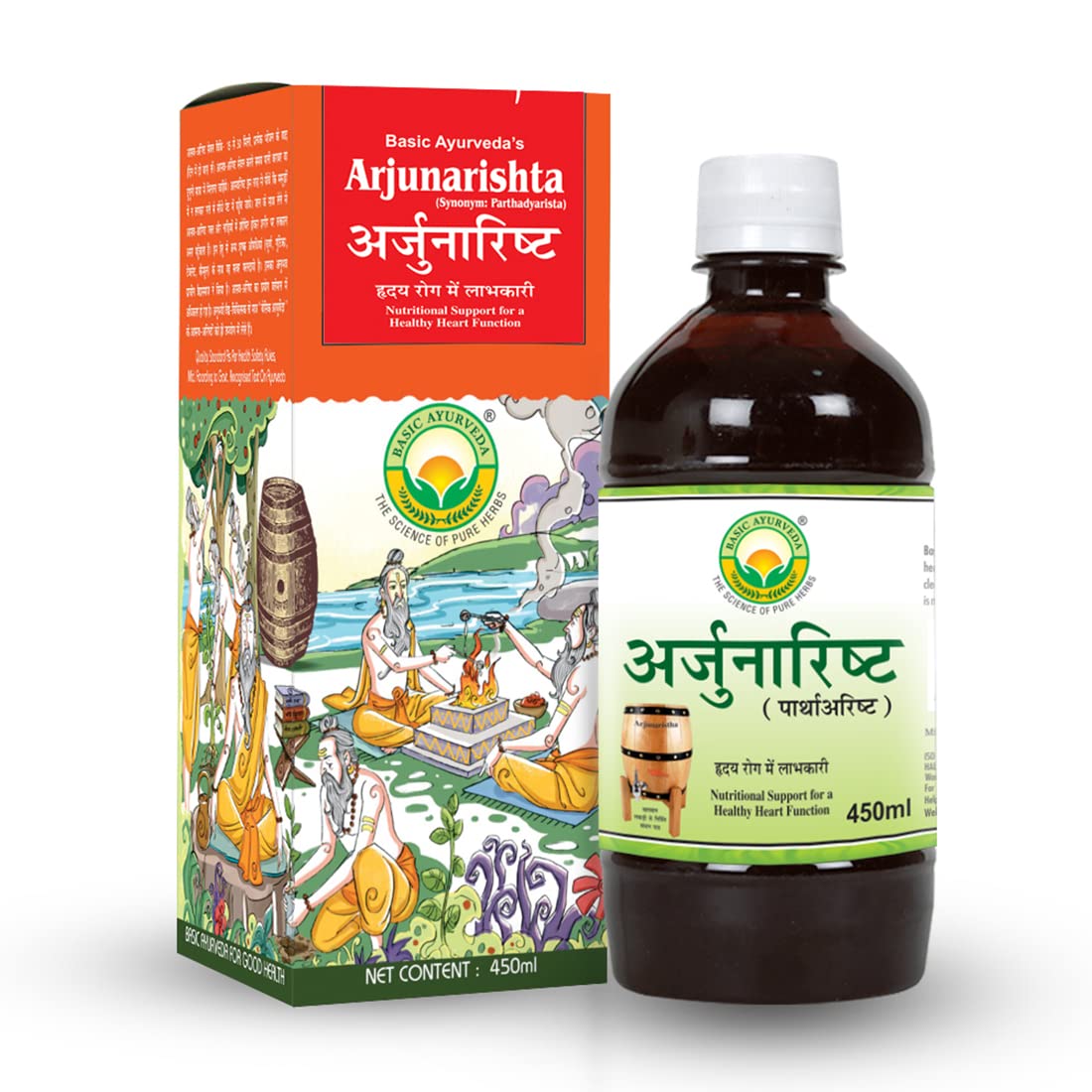 Buy Basic Ayurveda Arjunarishta Syrup online usa [ USA ] 