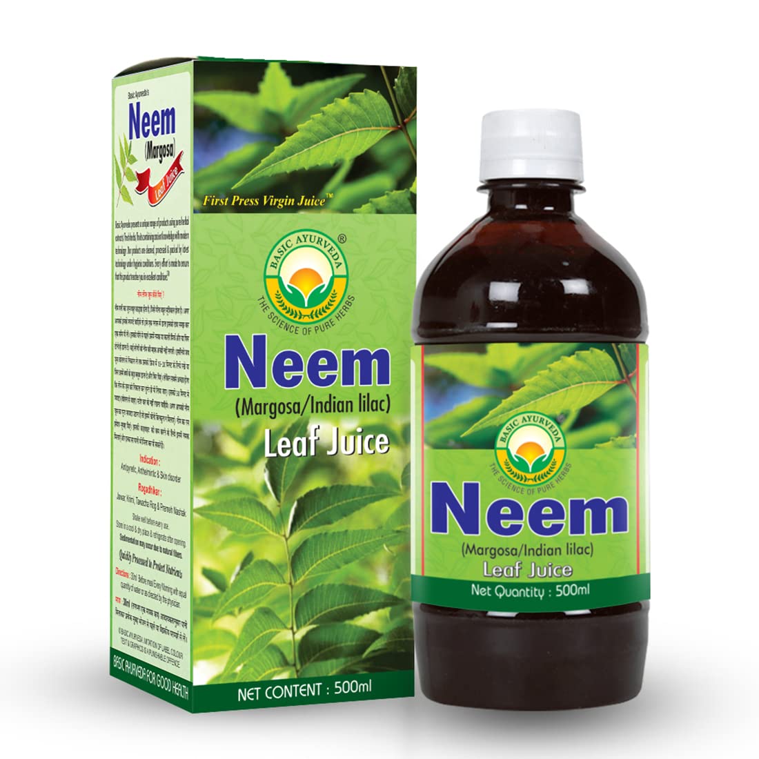 Buy Basic Ayurveda Neem Leaf Margosa Juice online usa [ USA ] 