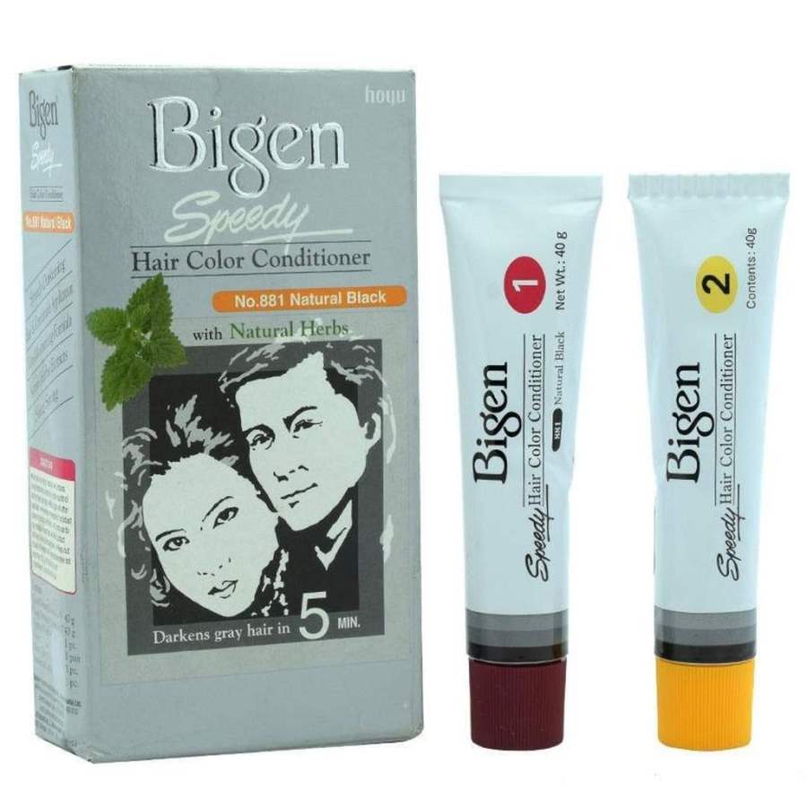 Buy Bigen Speedy Hair Color Conditioner - Natural Black 881 online usa [ USA ] 