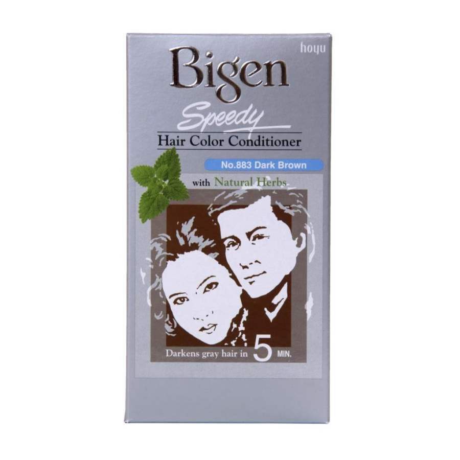 Buy Bigen Speedy Hair Color - Dark Brown 883 online United States of America [ USA ] 