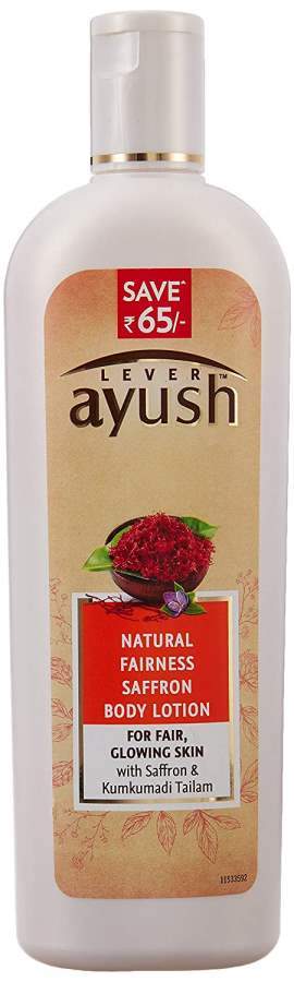Buy Lever Ayush Fairness Saffron Body Lotion online United States of America [ USA ] 