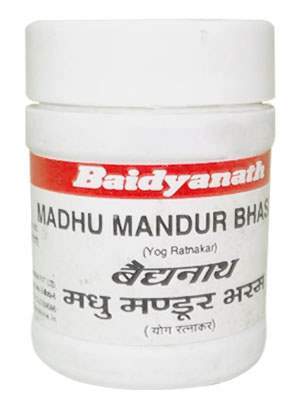 Buy Baidyanath Madhu Mandoor Bhasma 5g online United States of America [ USA ] 