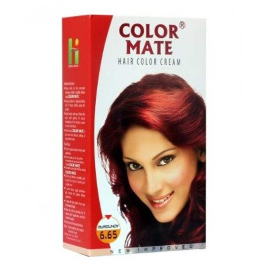 Buy Color Mate Hair Color Cream - Burgundy 6.65 online United States of America [ USA ] 