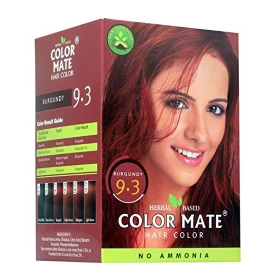 Buy Color Mate Hair Color Powder - Burgundy 9.3 online United States of America [ USA ] 