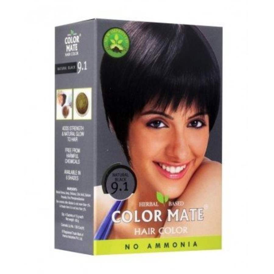 Buy Color Mate Hair Color Powder - Natural Black 9.1 online United States of America [ USA ] 