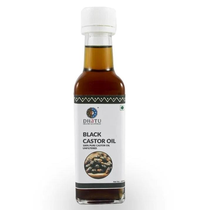 Buy Dhatu Organics Black Castor Oil 