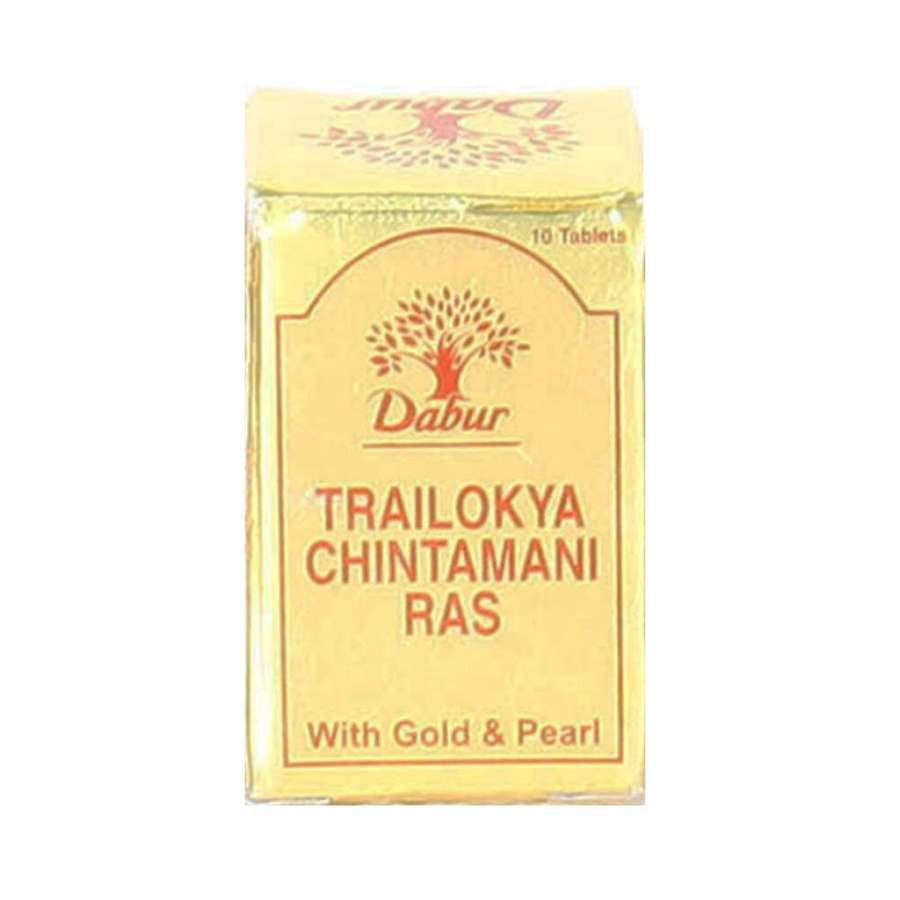 Buy Dabur Trailokya Chintamani Ras with Gold Tabs