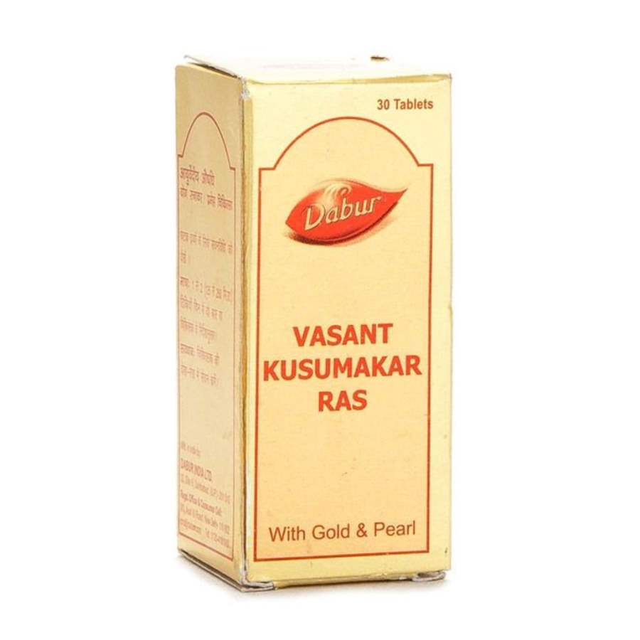 Buy Dabur Vasant Kusumakar Ras with Gold & Pearl Tablets online usa [ USA ] 