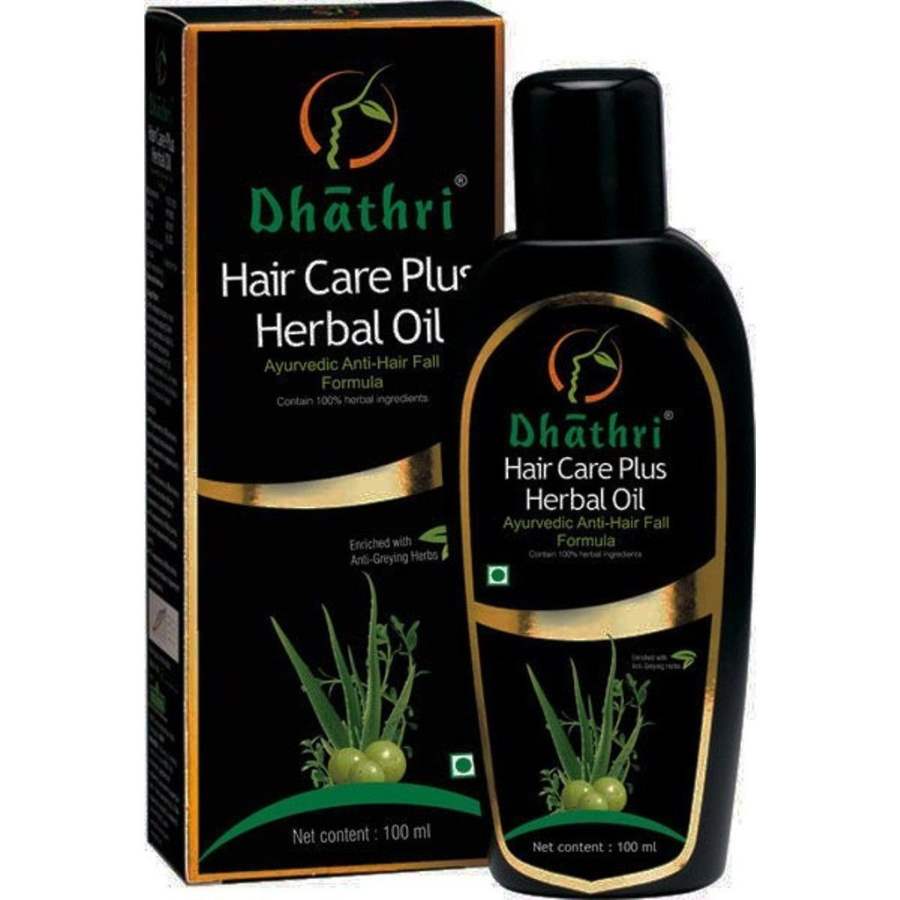 Buy Dhathri Hair Care Plus Herbal Oil - Black
