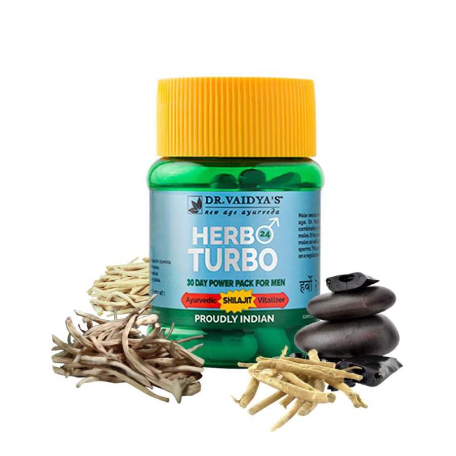 Buy Dr.Vaidyas Herbo 24 Turbo - Power Capsule for Men online United States of America [ USA ] 