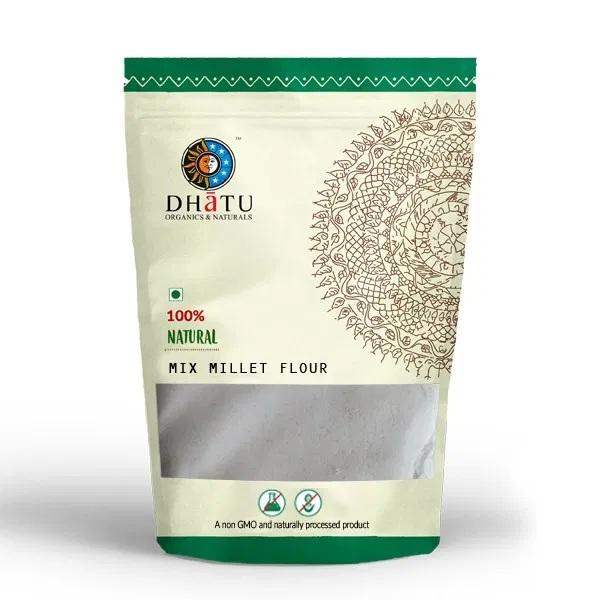 Buy Dhatu Organics Mixed Millet Flour-500g online United States of America [ USA ] 