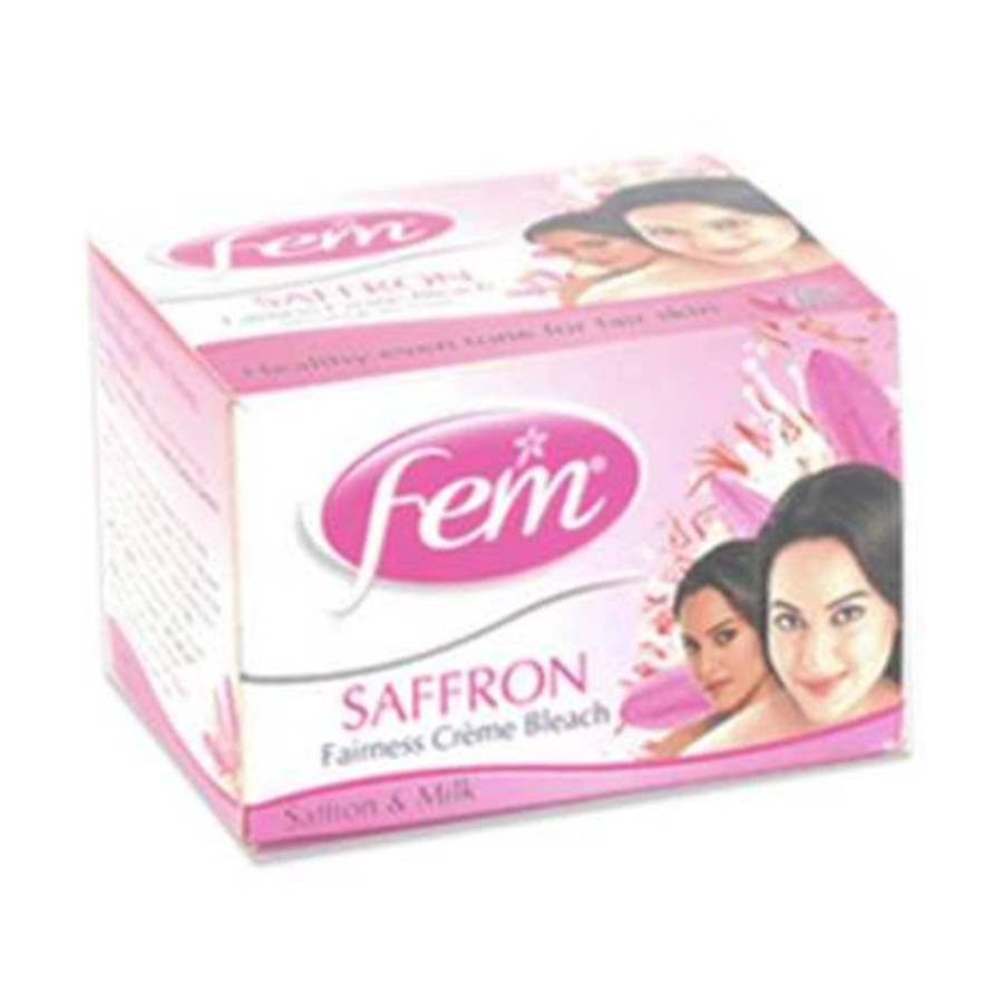 Buy Fem Saffron Fairness Cream Bleach Saffron and Milk online United States of America [ USA ] 