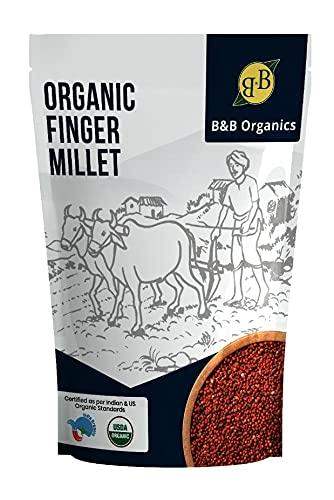 Buy B & B Organics Finger Millet (Ragi), 500 g online United States of America [ USA ] 