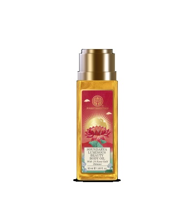 Buy Forest Essentials Soundarya Luminous Beauty Body Oil with 24 Karat Gold Shimmer