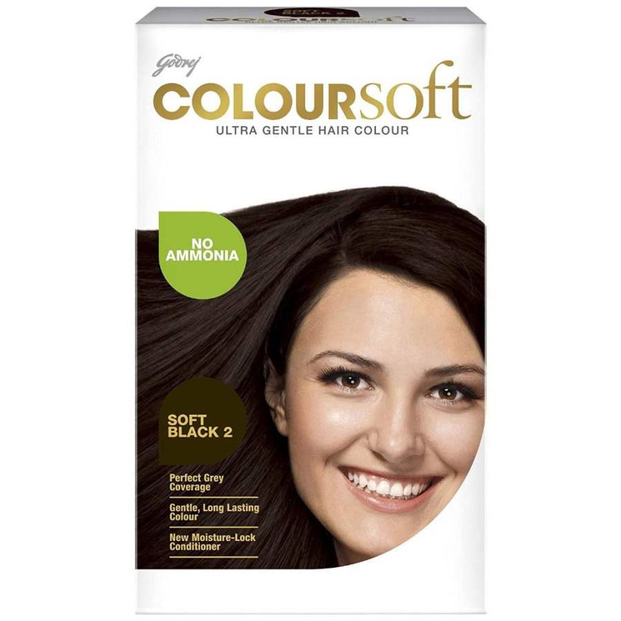 Buy Godrej Coloursoft Creme Hair Colour - Soft Black online United States of America [ USA ] 