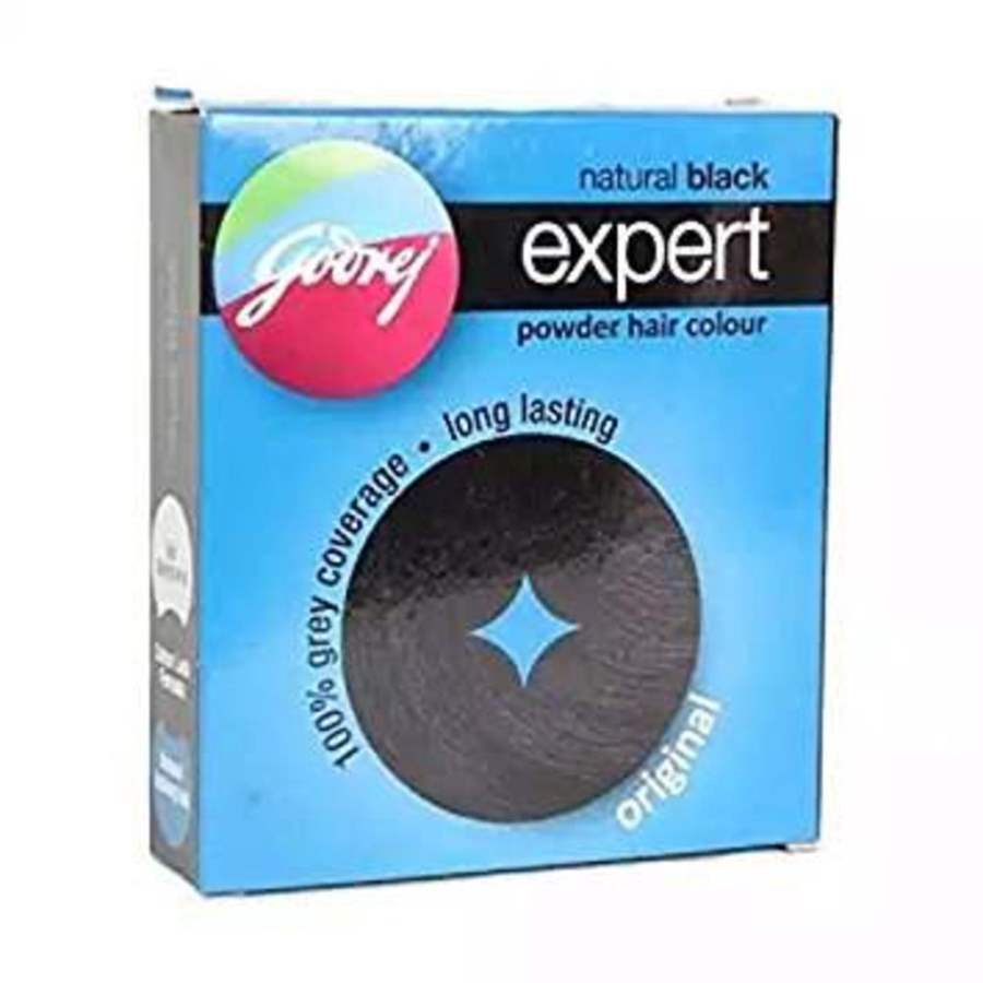 Buy Godrej Expert Powder Hair Color Natural Black online United States of America [ USA ] 
