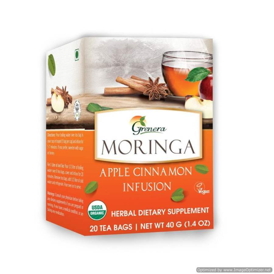 Buy Grenera Green Moringa Apple Cinnamon Tea online United States of America [ USA ] 
