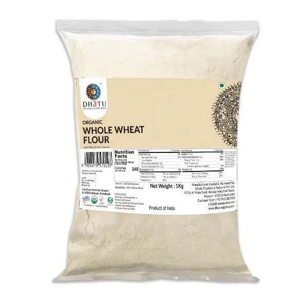 Buy Dhatu Organics Whole Wheat Flour online usa [ USA ] 