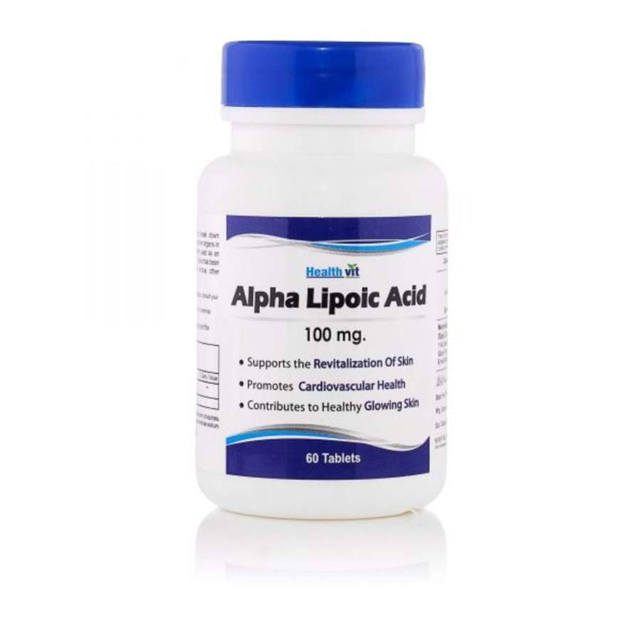 Buy Healthvit Alpha Lipoic Acid 100 MG For Hair & Skin Care online United States of America [ USA ] 