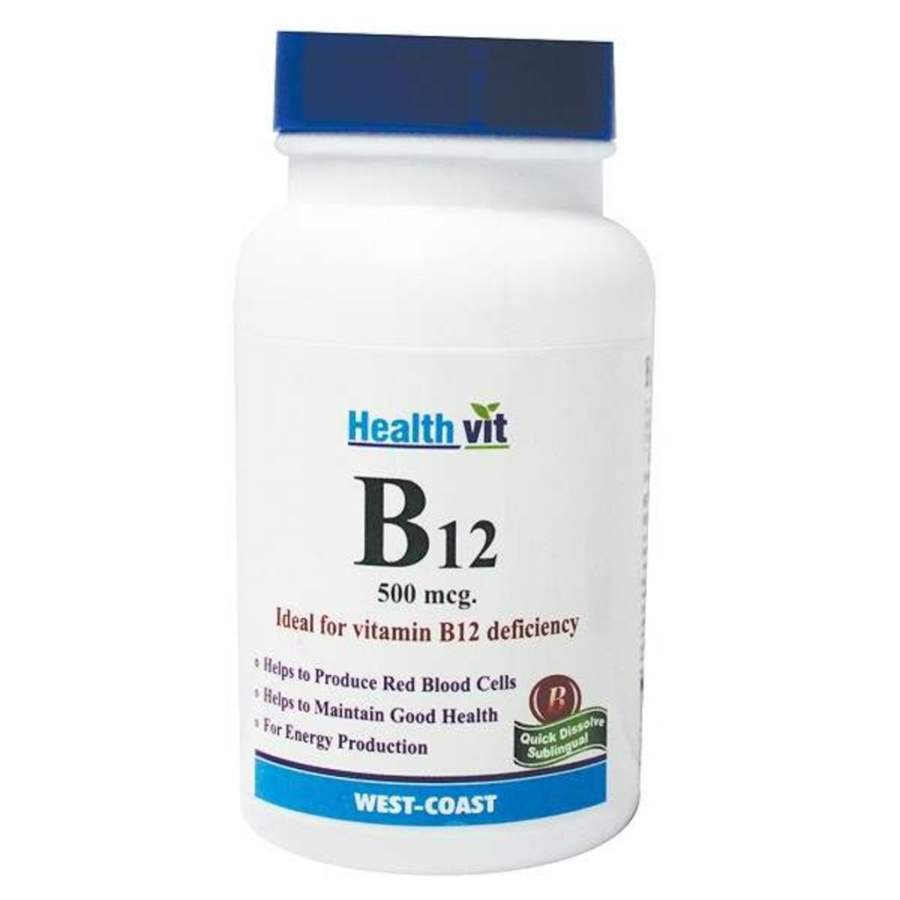Buy Healthvit B12 Ideal for Vit B12 Deficiency online United States of America [ USA ] 