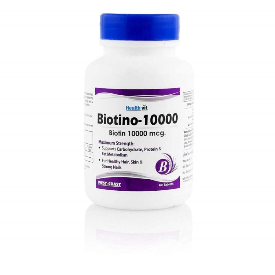 Buy Healthvit Biotin 10000mcg Maximum Strength online usa [ USA ] 