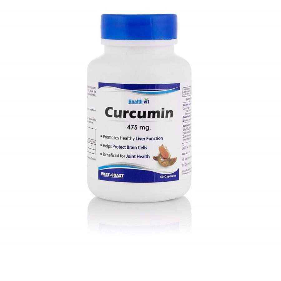 Buy Healthvit Curcumin Powder 475 mg online United States of America [ USA ] 