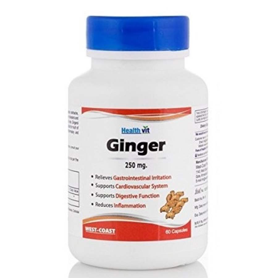 Buy Healthvit Ginger Powder 250 Mg Capsules online United States of America [ USA ] 