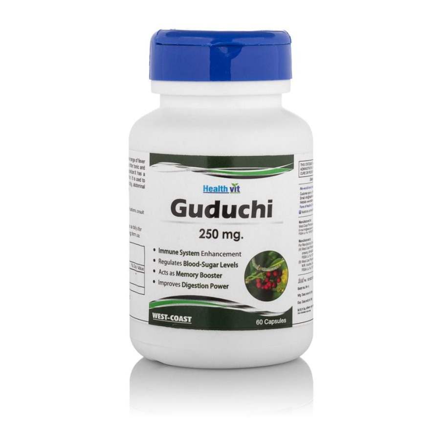 Buy Healthvit Guduchi Powder 250 Mg Capsules online United States of America [ USA ] 