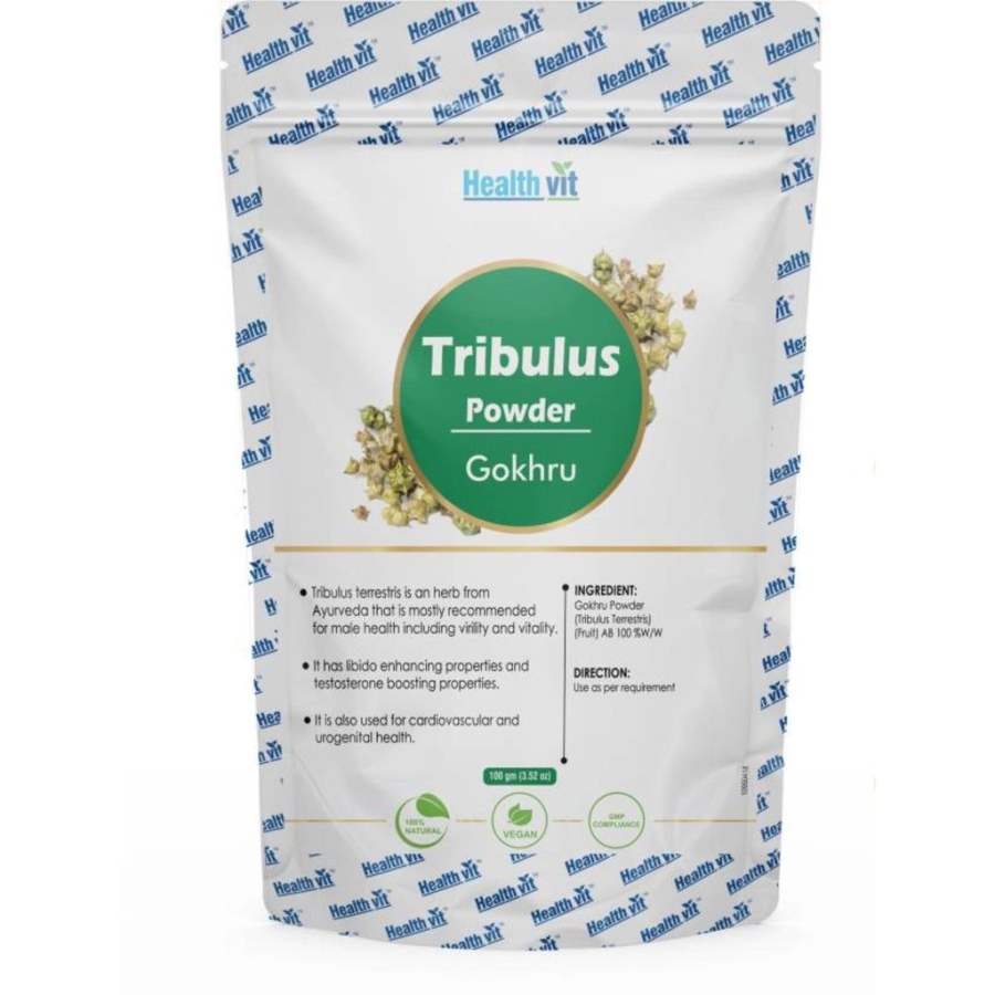 Buy Healthvit Natural Tribulus (Gokhru) Powder online United States of America [ USA ] 