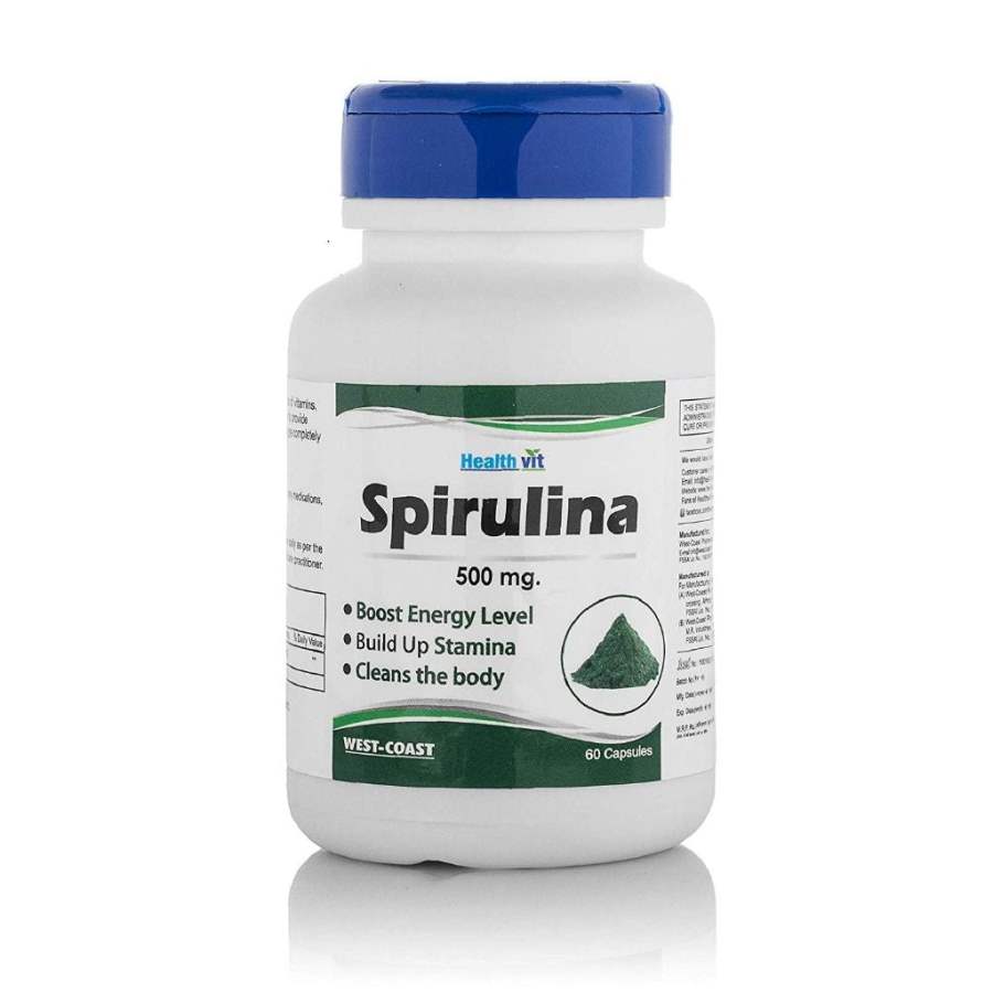 Buy Healthvit Spirulina 500 mg Capsules online United States of America [ USA ] 