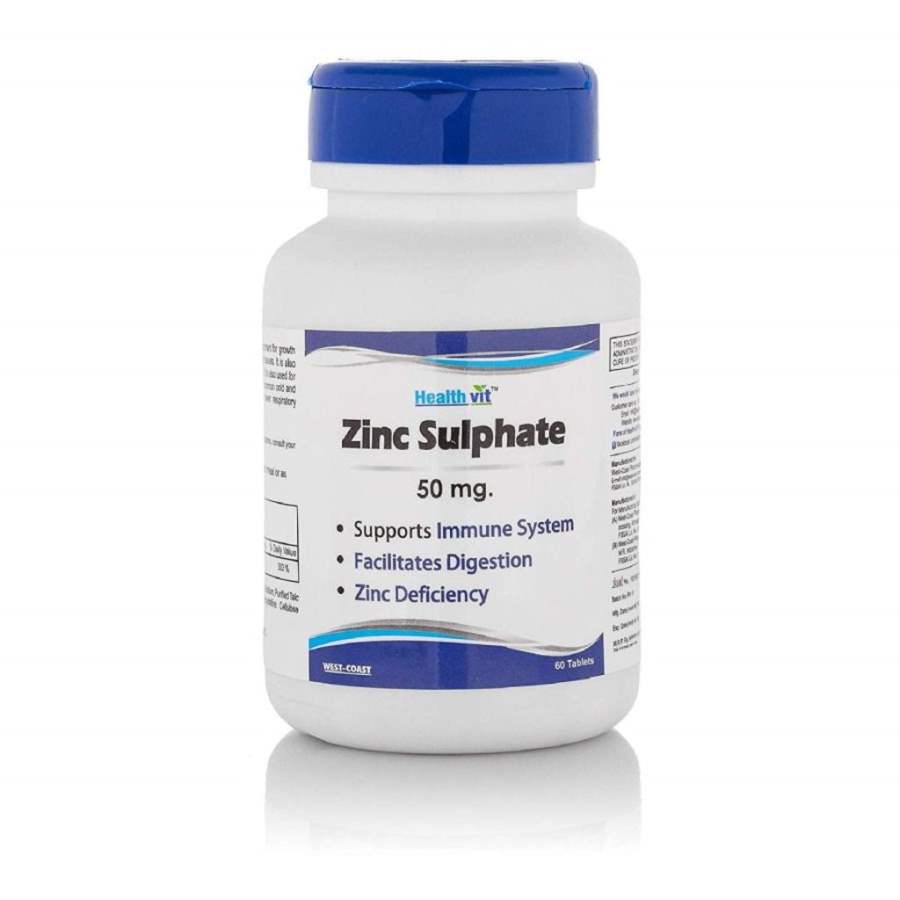 Buy Healthvit Zinc Sulphate 50mg online United States of America [ USA ] 