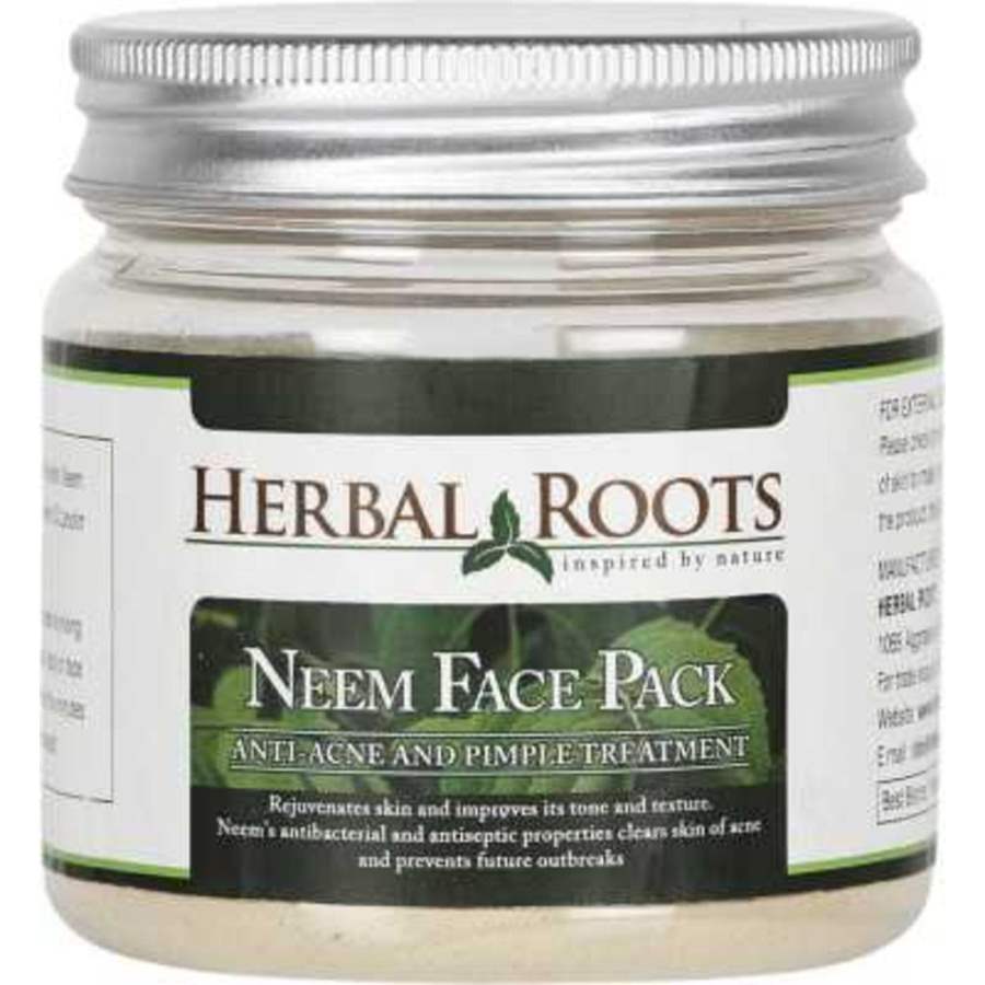 Buy Herbal Roots Neem Face Pack - Anti Acne Pimple Care and Pimple Remover online United States of America [ USA ] 