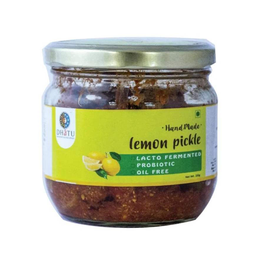 Buy Dhatu Organics Oil Free Lemon Pickle  online United States of America [ USA ] 