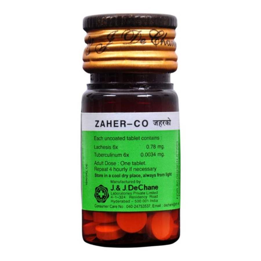 Buy J & J Dechane Zaher - Co Tablets online usa [ USA ] 