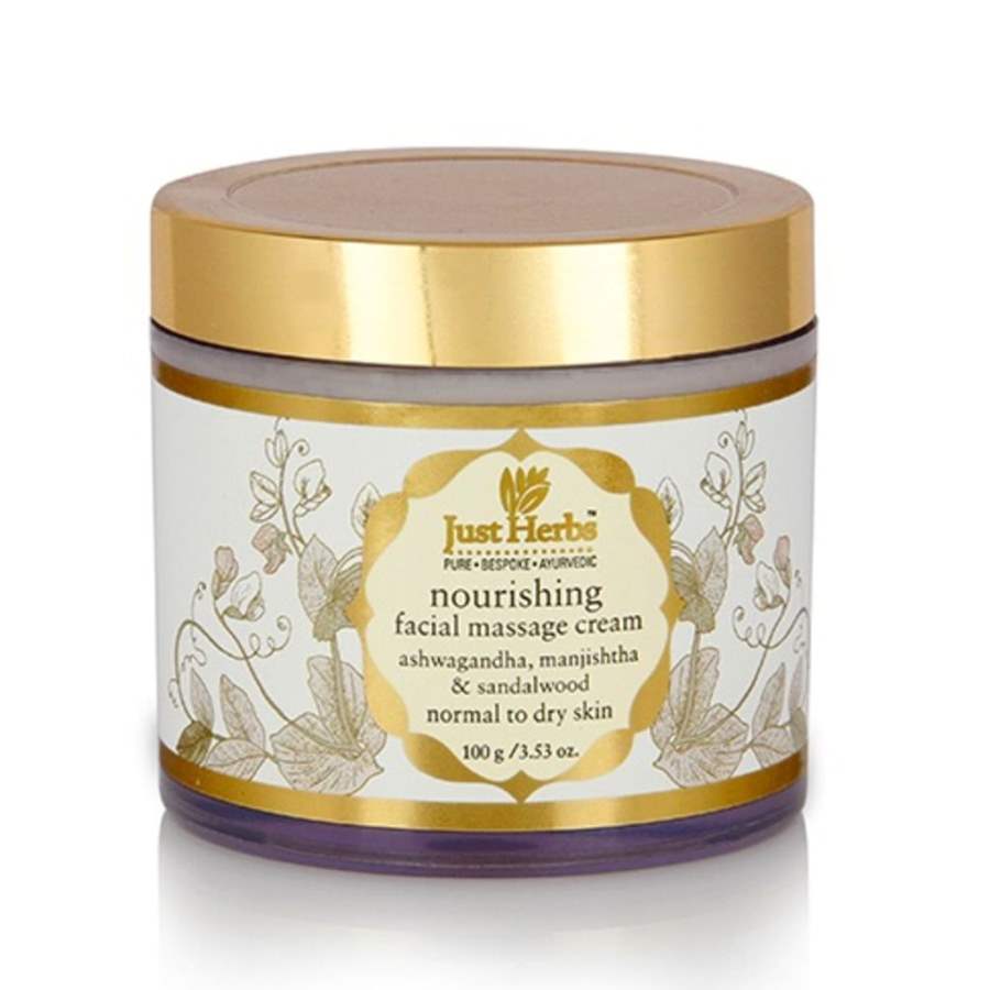 Buy Just Herbs Herbal Nourishing Massage Cream online United States of America [ USA ] 