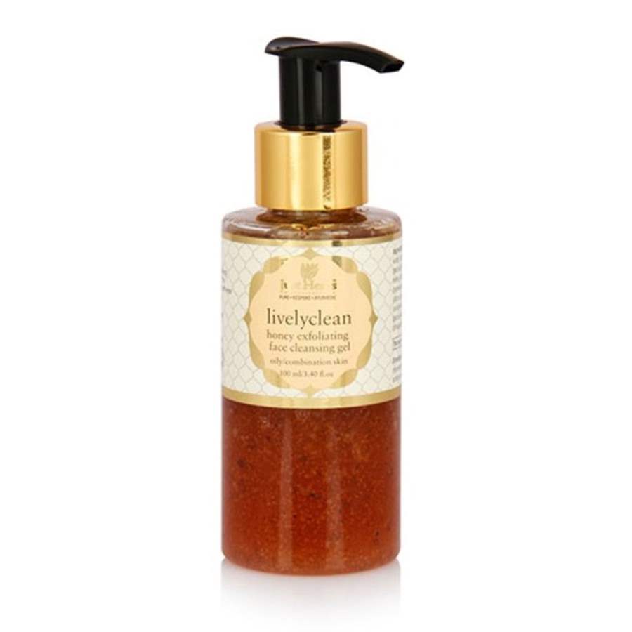 Buy Just Herbs Lively Clean Honey Exfoliating Face Cleansing Gel