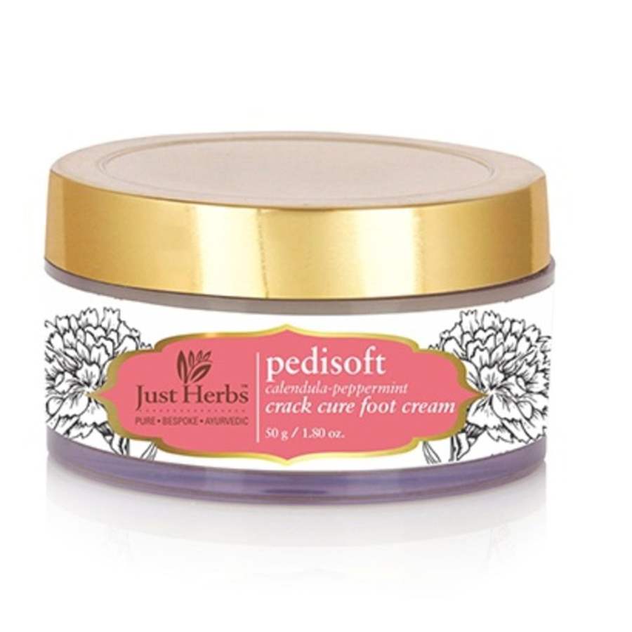 Buy Just Herbs Pedisoft Calendula - Peppermint Crack Cure Foot Cream online usa [ USA ] 