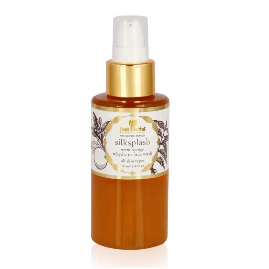 Buy Just Herbs Silksplash Neem Orange Rehydrant Face Wash online usa [ USA ] 