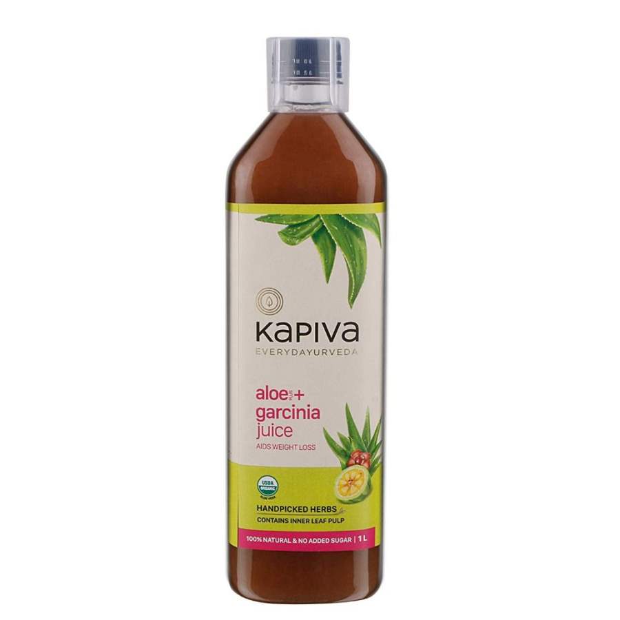 Buy Kapiva 100% Aloe Vera (USDA) + Garcinia Juice Aids Weight Loss - No Added Sugar online usa [ USA ] 