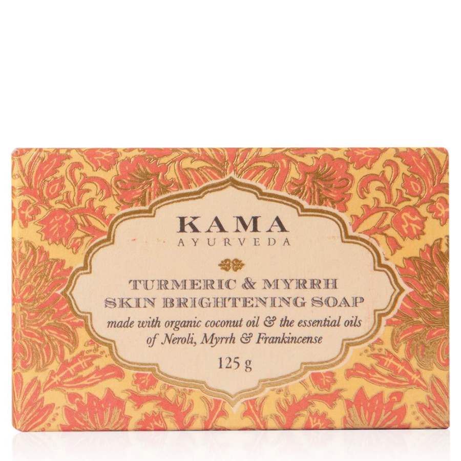 Buy Kama Ayurveda Turmeric and Myrrh Skin Brightening Soap, 125g online United States of America [ USA ] 