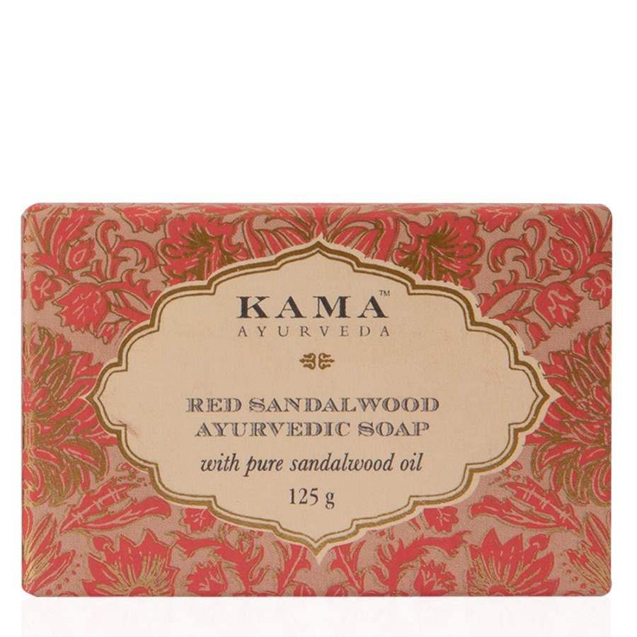 Buy Kama Ayurveda Red Sandalwood Soap with Pure Sandalwood Oil, 125g online United States of America [ USA ] 