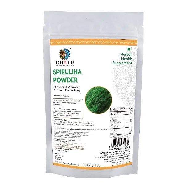 Buy Dhatu Organics Spirulina Powder online usa [ USA ] 