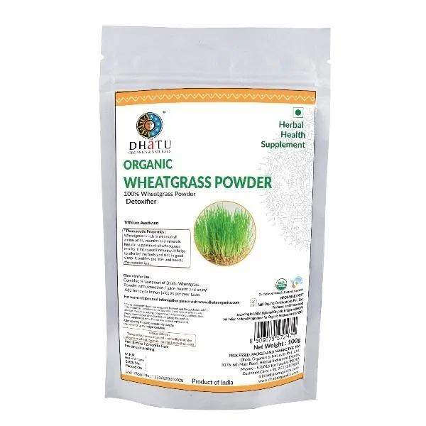 Buy Dhatu Organics Wheatgrass Powder online usa [ USA ] 