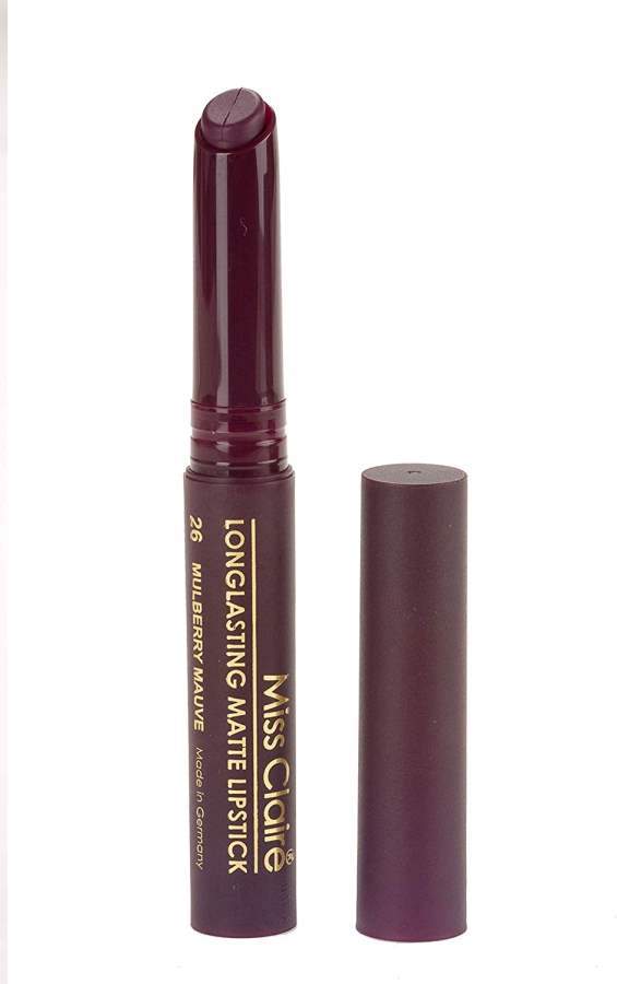 Buy Miss Claire Longlasting Matte Lipstick, Mulberry Mauve 26