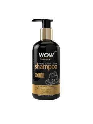Buy WOW Skin Science Activated Charcoal & Keratin Shampoo