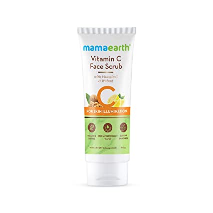 Buy MamaEarth Vitamin C Face Scrub With Vitamin C and Walnut online usa [ USA ] 