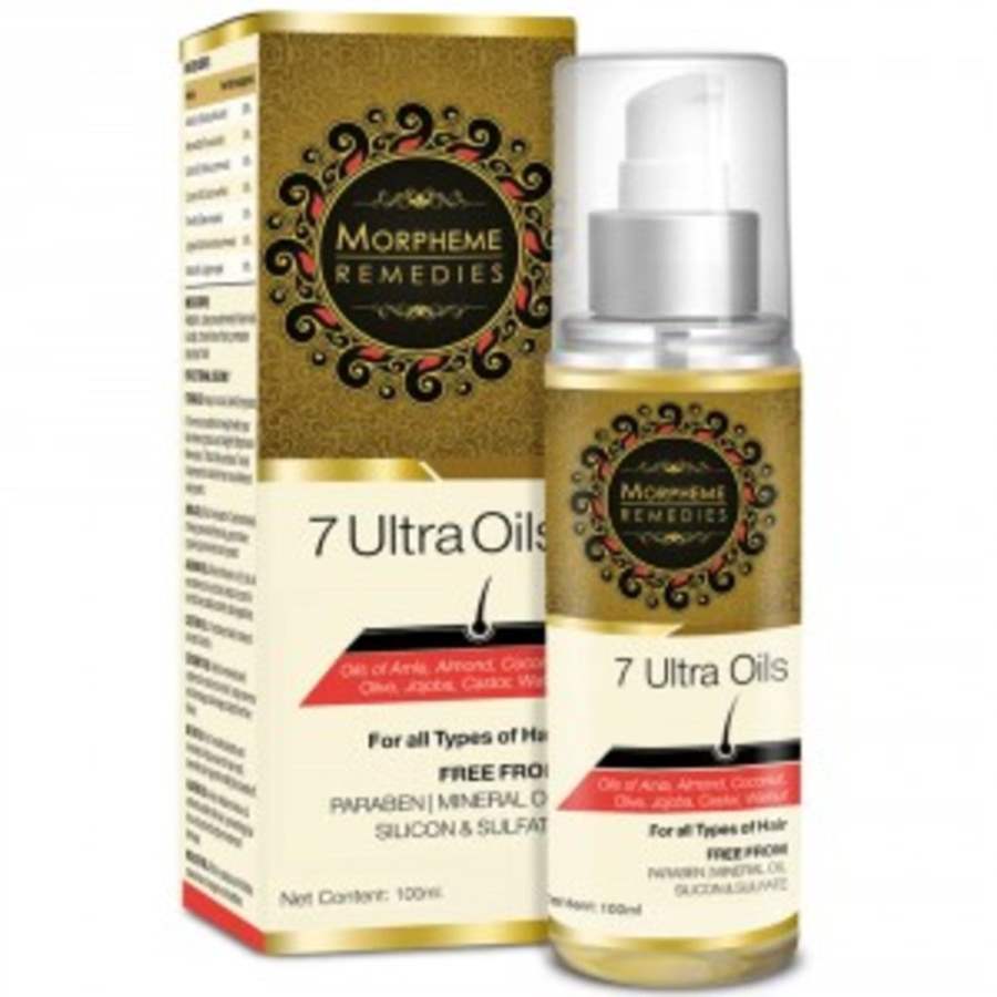 Buy Morpheme 7 Ultra Hair Oil ( Almond, Rosemary, Jojoba, Coconut, Olive, Walnut, Amla Oils ) online usa [ USA ] 