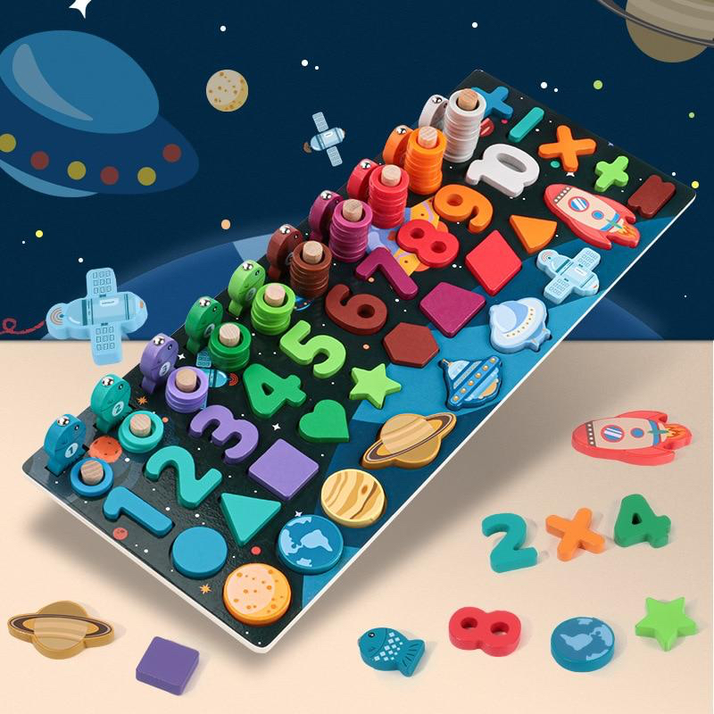 Buy Muthu Groups Space theme 6 in 1 log board online usa [ USA ] 