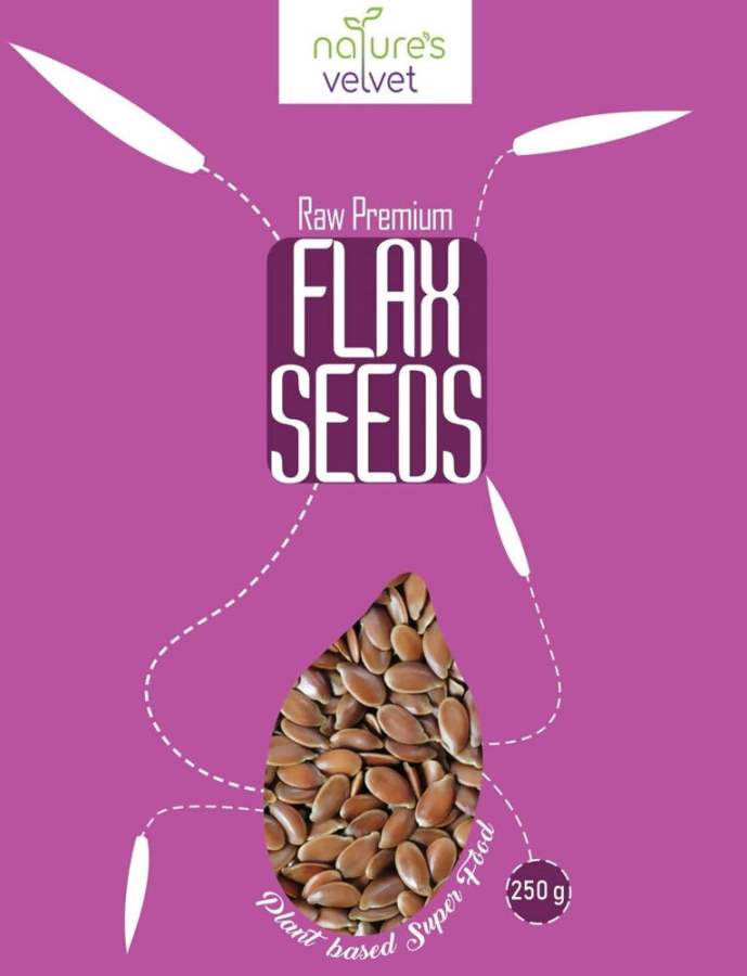 Buy natures velvet Raw Premium Flax Seeds 