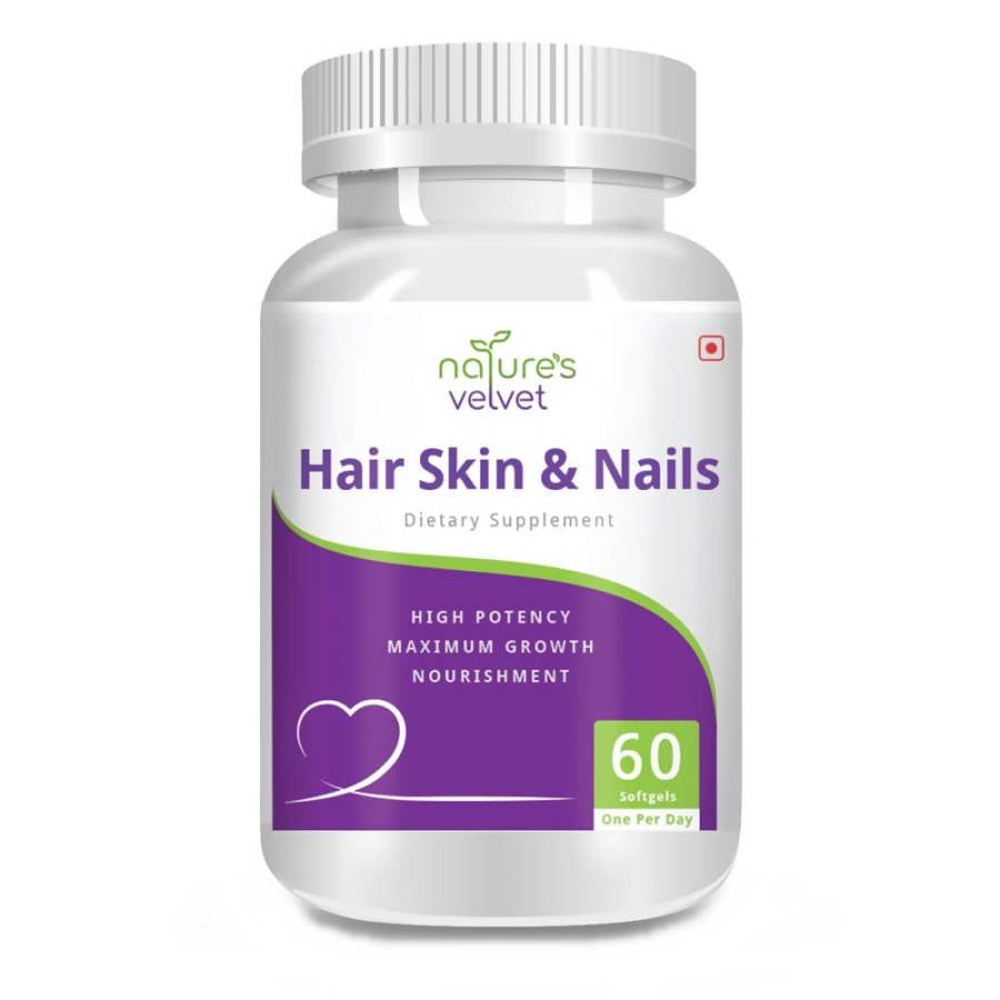 Buy natures velvet Hair Skin and Nails Softgels  online usa [ USA ] 